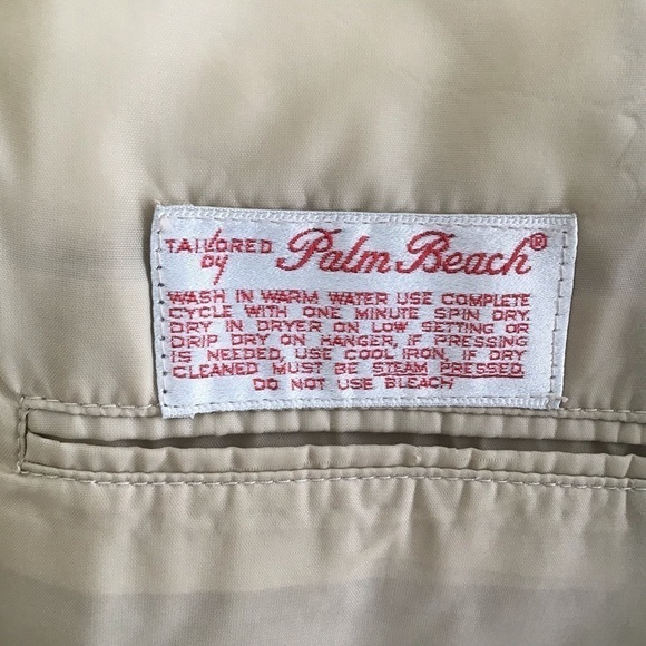 Vintage John Weizmann by Palm Beach union made khaki sports coat. 44 to 46 long. - Picture 8 of 10